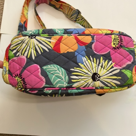 Vera Bradley Jazzy Blooms (Retired) Cross-body Satchel Bag -excellent condition - Picture 5 of 6